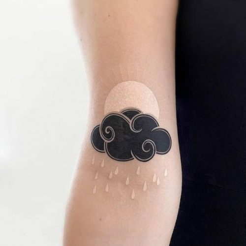 The Art of Cloud Tattoos: 22 Heavenly Designs for