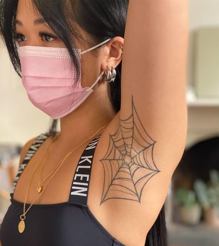 27 Spider Web Tattoo Ideas for Men and Women Shoulder, Full Sleeve, Stencil Designs