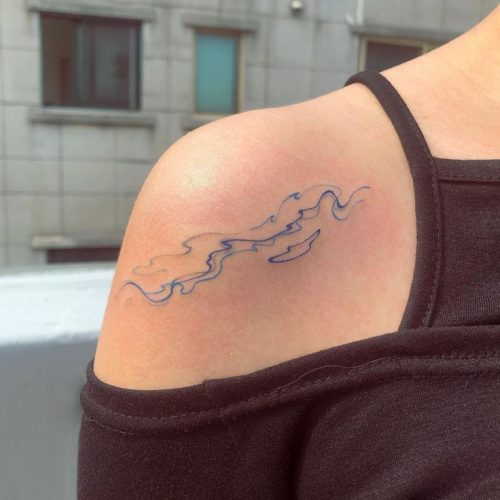 Embracing the Waves: 19 Simplistic Wave Tattoo Ideas for