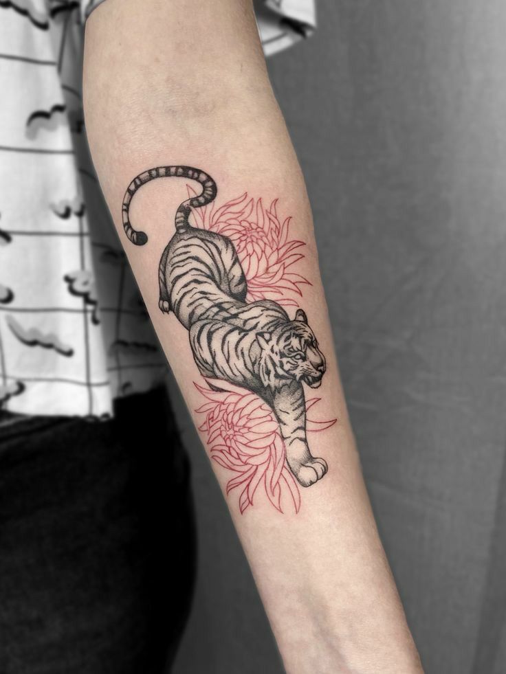 Japanese Tiger Tattoos Traditional Designs, Sleeves, Chest & Arm Ideas