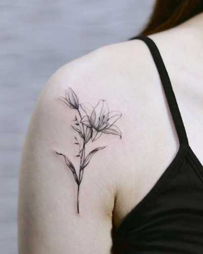 17 Tiger Lily Tattoo Ideas