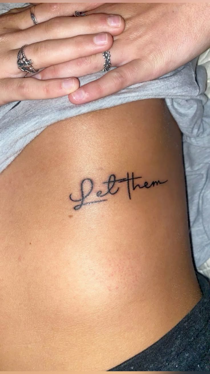 23 Ideas Let Them Tattoo for : Meaningful and Stylish Ink Inspirations