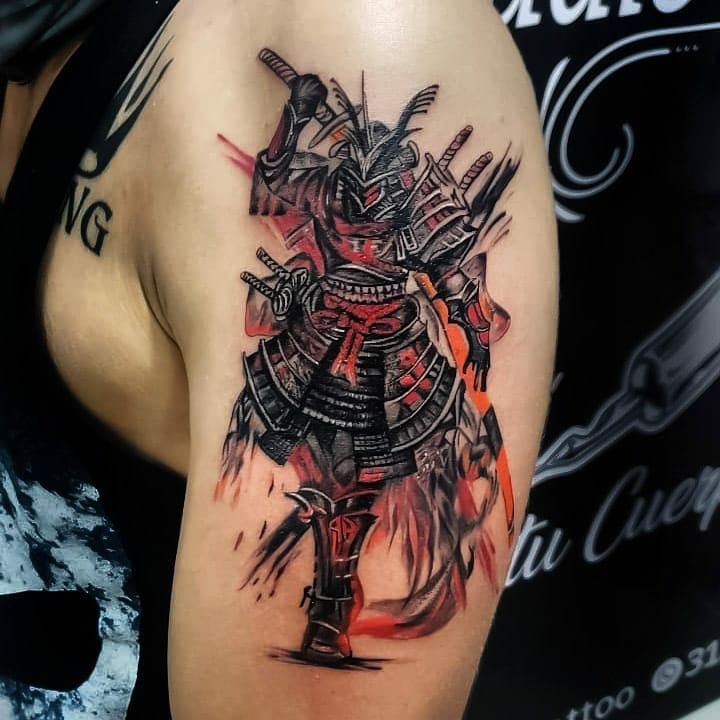 26 Samurai Tattoo Ideas : Traditional Japanese Designs & More for Men s Forearm & Leg Ink