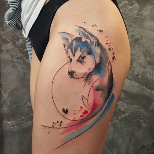 20 Husky Tattoo Ideas for