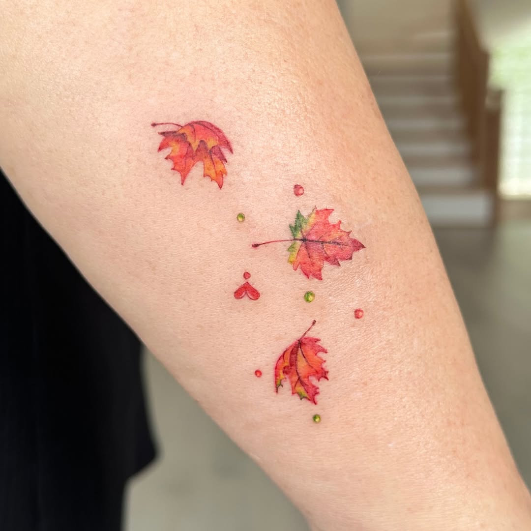 Fall Tattoo 26 Ideas for Women and Men Sleeve Art, Fine Line and Halloween Ink