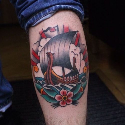 Explore 17 Captivating Viking Ship Tattoo Ideas for : Embrace Norse Heritage &#038; Artistry
