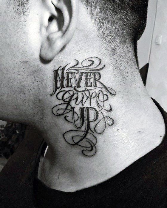 Neck tattoos for men 19 ideas