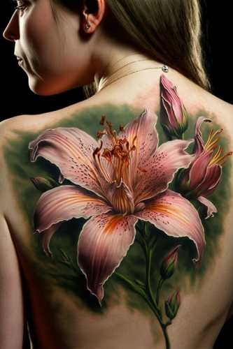 17 Tiger Lily Tattoo Ideas