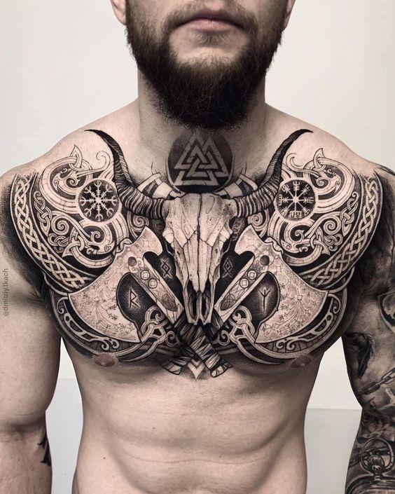 Explore 21 Viking Tattoo Ideas for Men: Discover Traditional & Modern Norse Mythology Designs