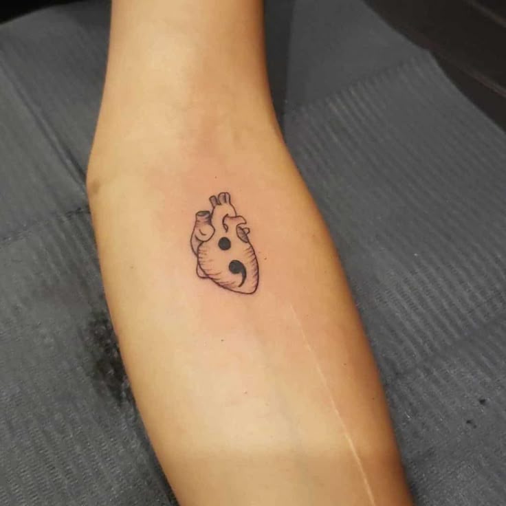 30 Stunning Semicolon Tattoo Ideas for : Minimalist, Butterfly, Floral, Heart & More