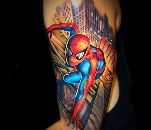 Top 19 Spider Man Tattoo Ideas