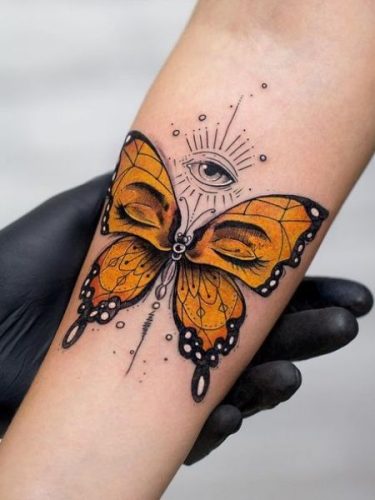 Explore 20 Captivating Butterfly Tattoo Designs on Arms for Men and Women – Fresh Ideas for