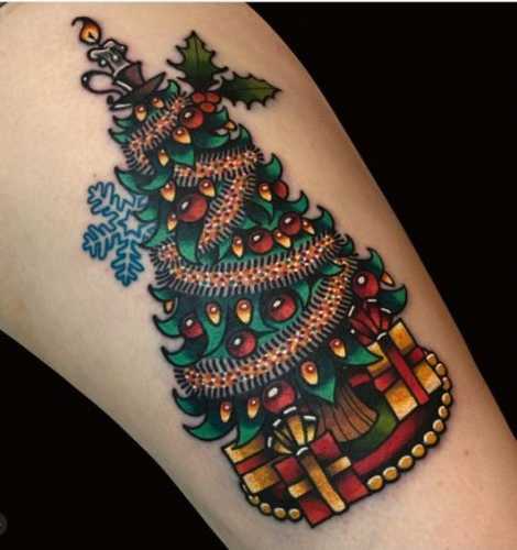 25 Christmas Tattoo Ideas: Festive Ink to Spread Holiday Cheer