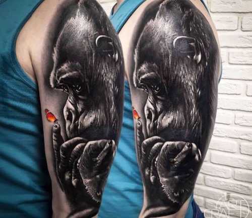 23 Gorilla Tattoo Ideas