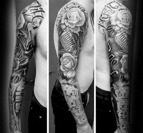 Melodic Ink 25 Music-Inspired Tattoo Ideas for Men
