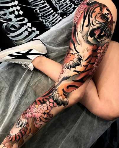15 Japanese Tiger Tattoo Ideas
