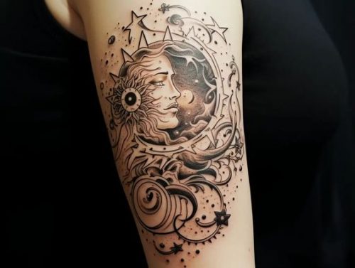 Explore 19 Stunning Moon Tattoo Ideas: Designs for Men & Women – Symbolism & Artistry