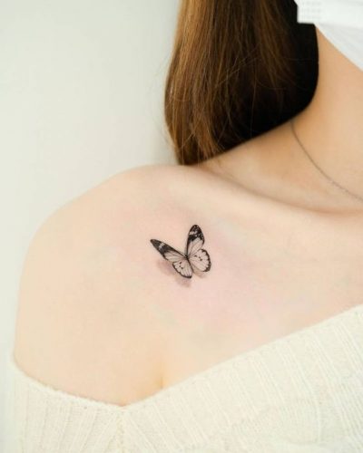 29 Tiny Butterfly Tattoo Ideas