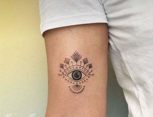 13 Small Evil Eye Tattoo Designs