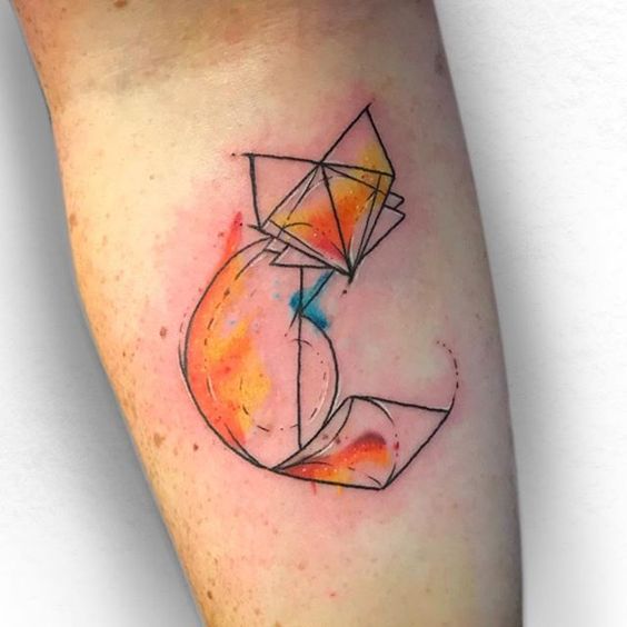 Explore 23 Stunning Geometric Fox Tattoo Ideas for : Bold Designs, Minimalist Sketches, and Unique Abstract Art
