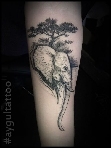 25+ Elephant Tattoo Ideas