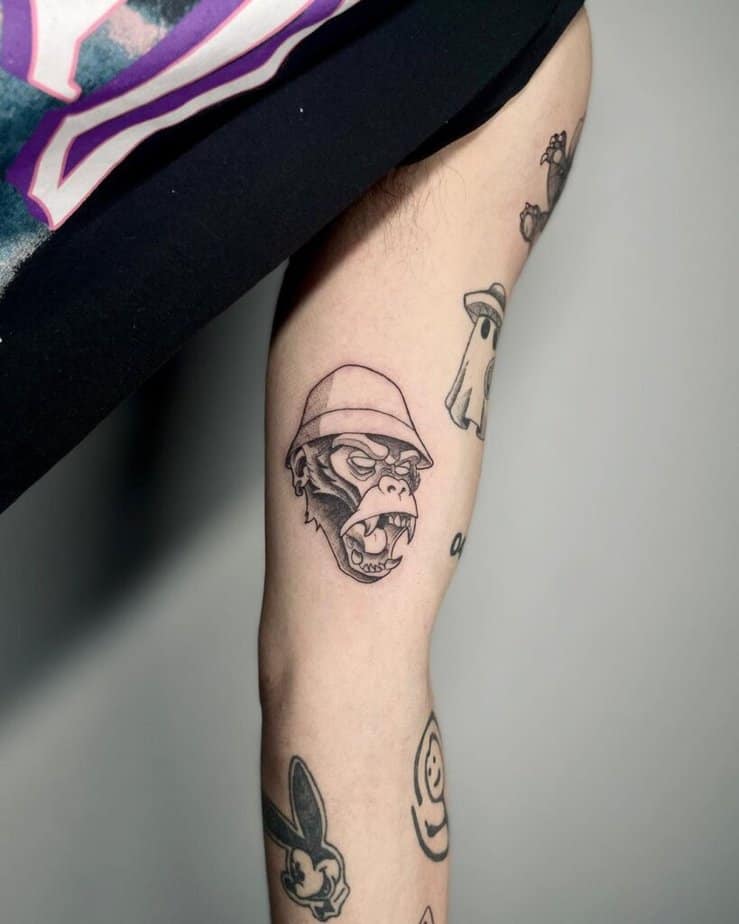 27 Gorilla Tattoo Designs That Capture Strength and Style