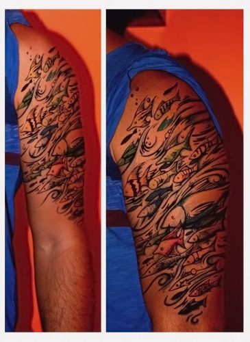 29 Colored Tattoo Ideas for Brown Skin Tones