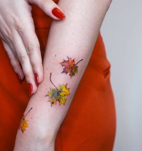 20 Fall Tattoo Designs