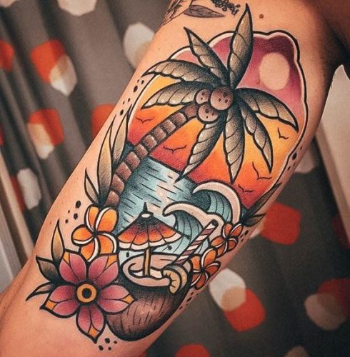 Discover ’s Top 19 Beach Tattoo Ideas for Women: Embrace Coastal Vibes & Artistry
