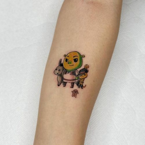 Explore 17 Creative Shrek Tattoo Ideas in : Inspirations from Fairytales to Modern Art