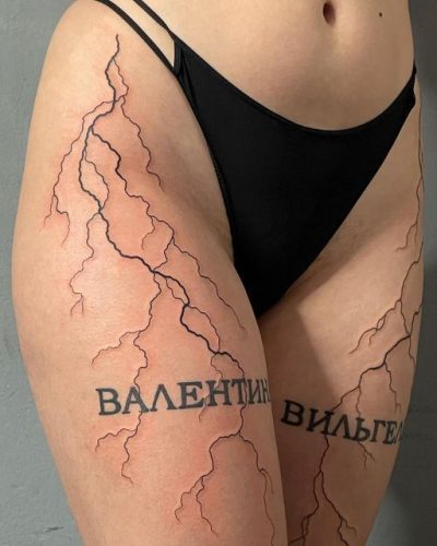 Unleash the Storm: 18 Striking Lightning Bolt Tattoo Designs for Electrifying Expression in