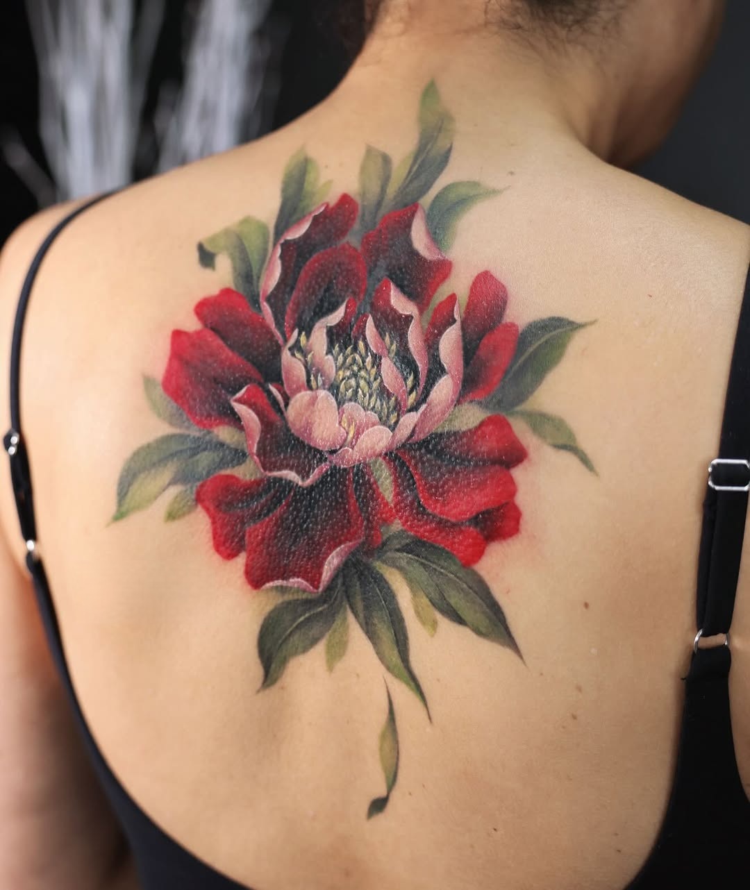 27 November Birth Flower Tattoo Ideas Featuring Chrysanthemums, Peony, Fine Line Designs