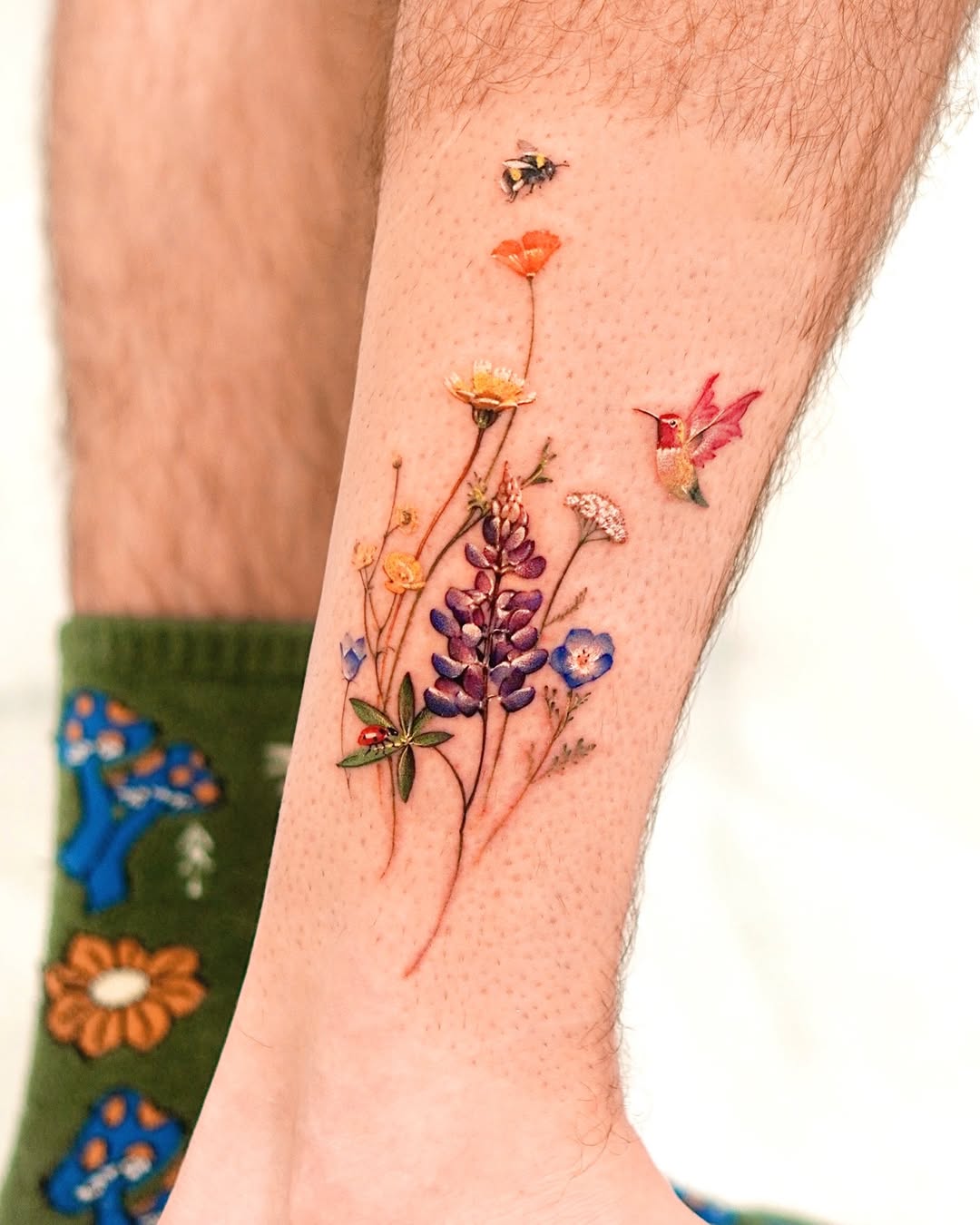 29 Wildflower Tattoo Ideas: Dainty Fine Line, Arm Sleeves, Ankle Wraps, Minimalist Shoulder Designs