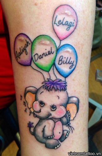 23 Sweetest Kids Name Tattoos Ideas for Women