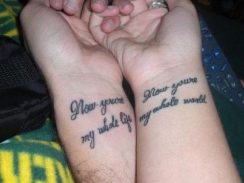 19 Matching Couple Tattoo Ideas