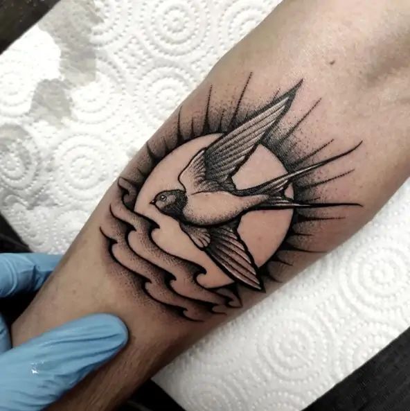 29 Sparrow Tattoo Ideas : Traditional, Men Arm and Hand Designs, Meaningful Bird Tattoos