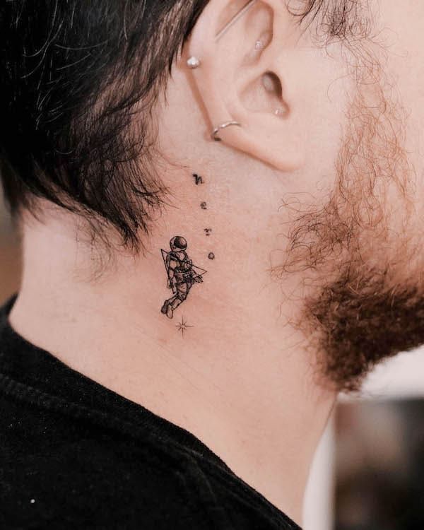 30 Behind Ear Tattoo Ideas for Men and Women Unique, Meaningful, Minimalist, Sparkle & More