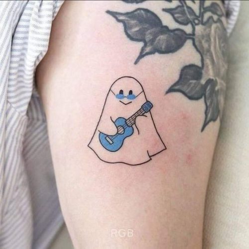 18 Adorable Ghost Tattoo Ideas for : Cute & Creative Designs for Every Style