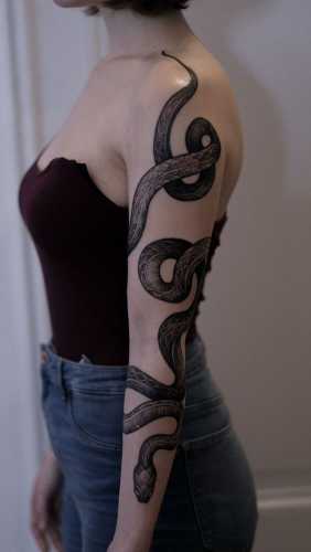 20 Unveiling the Snake Tattoo Sleeve