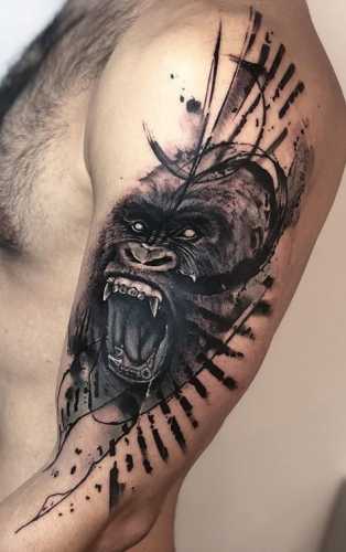 23 Gorilla Tattoo Ideas