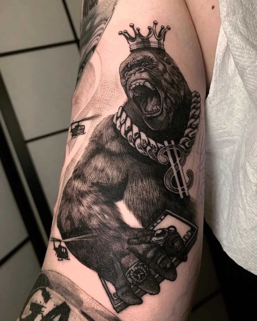 27 Gorilla Tattoo Designs That Capture Strength and Style