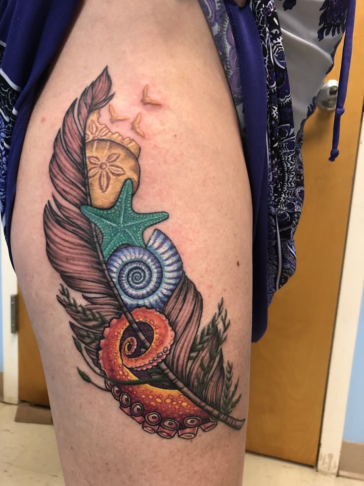 28 Feather Tattoo Ideas : Fine Line, Mandala, Native American, Black, Simple & Meaningful Designs