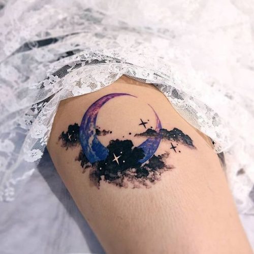 Explore 19 Stunning Moon Tattoo Ideas: Designs for Men & Women – Symbolism & Artistry