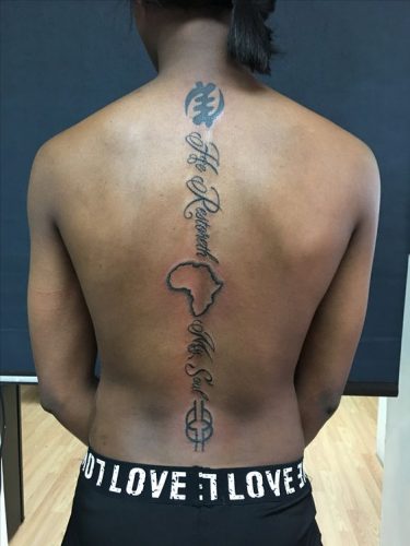 Black Culture Tattoos for Men 20 creative ideas
