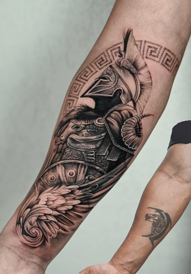 27 Spartan Tattoo Ideas Bold Sleeve, Chest, Leg & Forearm Designs