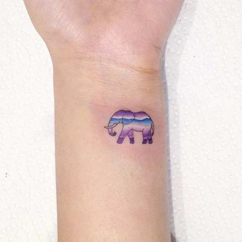 26 Wrist Elephant Tattoos Ideas