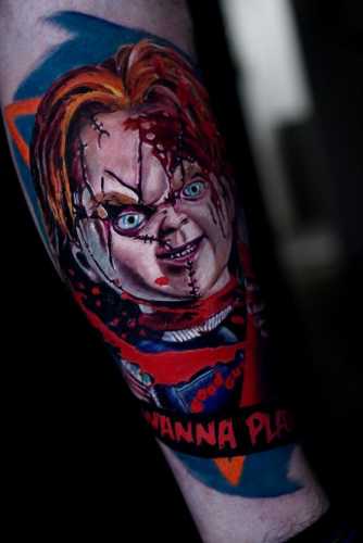 19 Chucky Tattoo Ideas: Embrace Fear with Playful Horror Ink