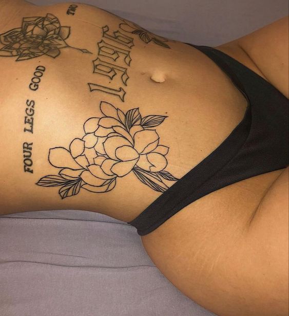 20 Unique Side Stomach Tattoo Ideas for Men & Women | Inspiring Lower Tummy Designs