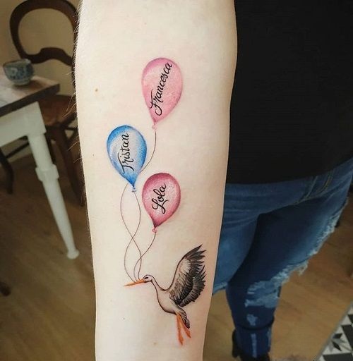 28 Kids Name Tattoo Ideas for Mothers: Unique Designs with Birth Dates, Matching Symbols