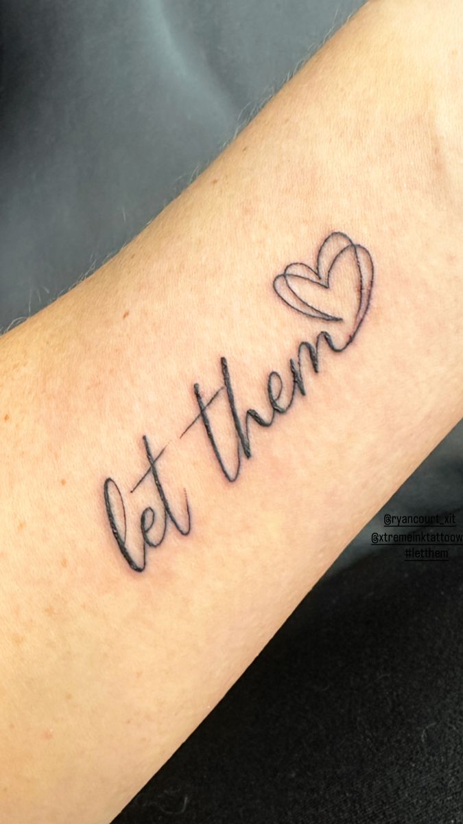 23 Ideas Let Them Tattoo for : Meaningful and Stylish Ink Inspirations